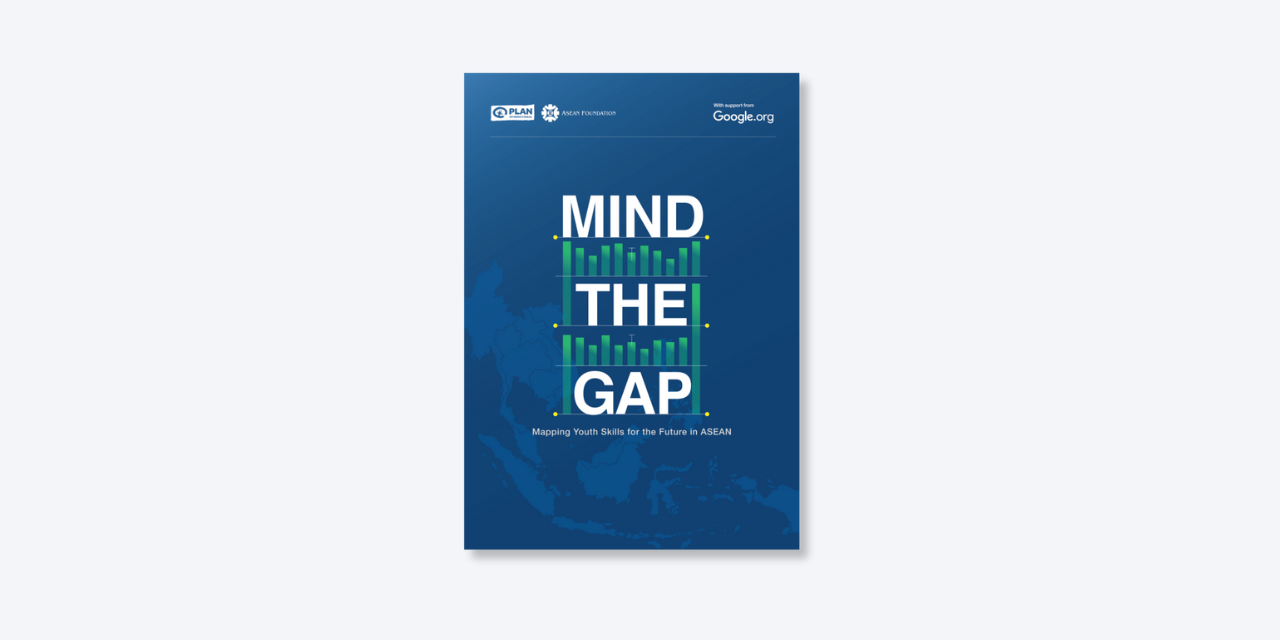 The cover of the 'Mind the Gap: Mapping Youth Skills for the Future in ASEAN' report.
